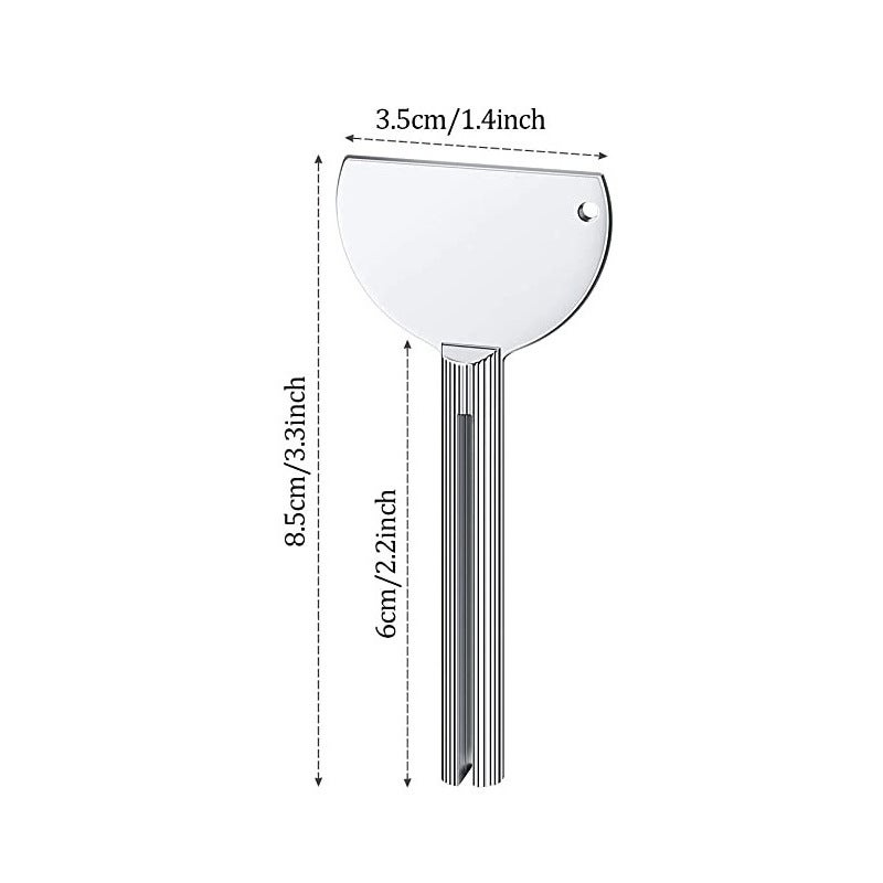 Hairdressing tools handle stainless steel squeezer toothpaste metal squeezer hairdressing key squeezer hair salon Type A weight 23g 
