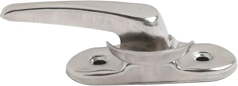 Stainless Steel Sliding Window Sash Lock With Crescent Buckle Silver Easy Installation - Image 3