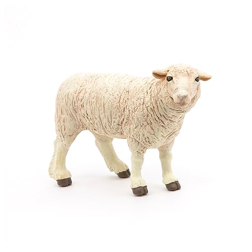 Papo -Hand-Painted - Figurine -Farmyard Friends -Sheep -51041 - Collectible - for Children - Suitable for Boys and Girls - from 3 Years Old - Image 3