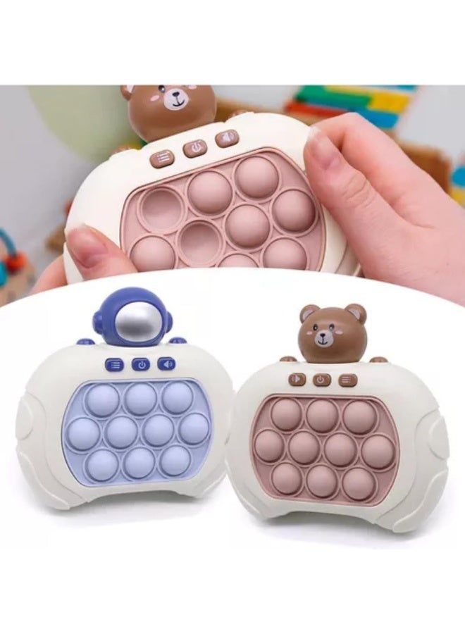 لعبة الدب الحسية "بوب إت" - لعبة ضغط سريعة لتخفيف التوتر للأطفال والكبار | لعبة ألغاز محمولة باليد وهدية - Image 2