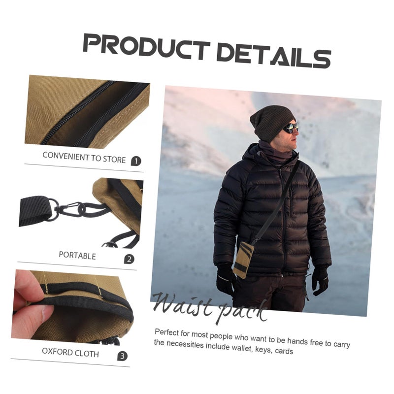 Lightweight Oxford Camouflage Waist Pack for Men Travel Hiking Daily Use - Image 5