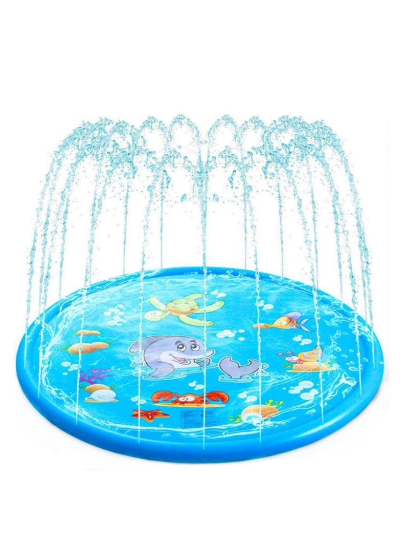 1.7m Children's spray mat outdoor water cooling spray mat lawn fountain pool game spray mat - Image 1