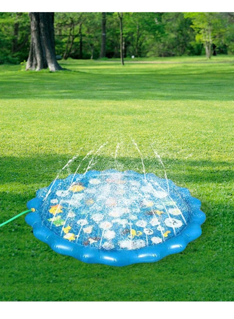1.7m Children's spray mat outdoor water cooling spray mat lawn fountain pool game spray mat - Image 3