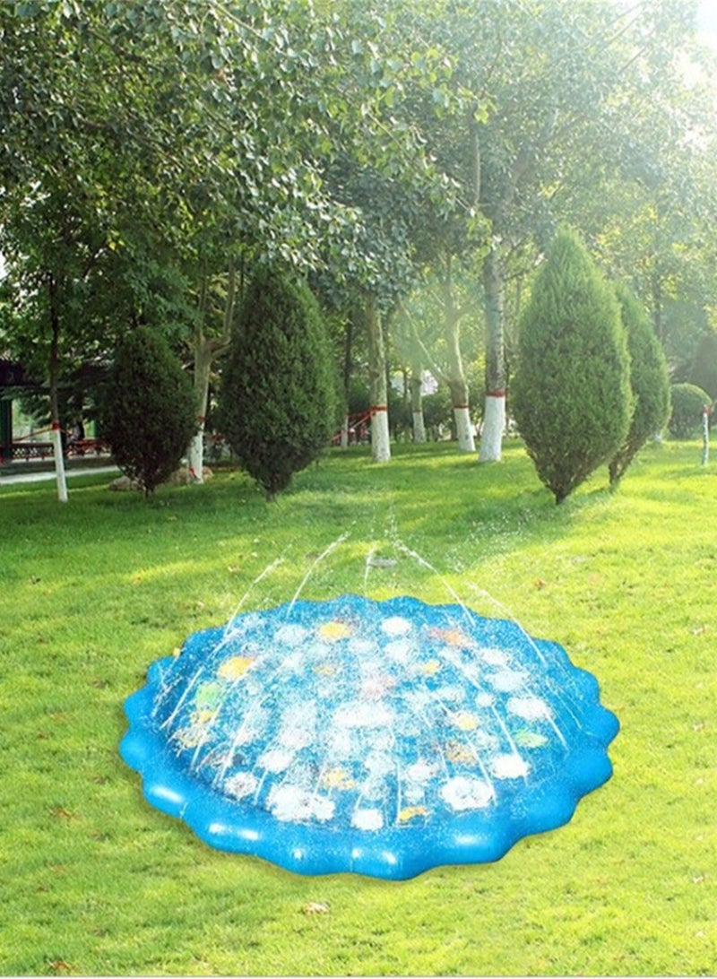 1.7m Children's spray mat outdoor water cooling spray mat lawn fountain pool game spray mat - Image 2