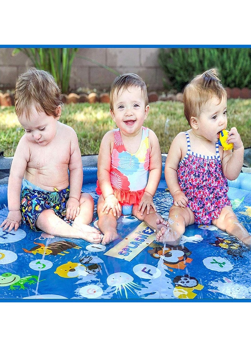 1.7m Children's spray mat outdoor water cooling spray mat lawn fountain pool game spray mat - Image 5
