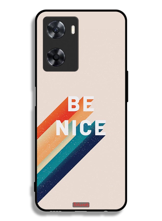 Tolwak Oppo A77 4G Protective Case Cover Be Nice - Image 2