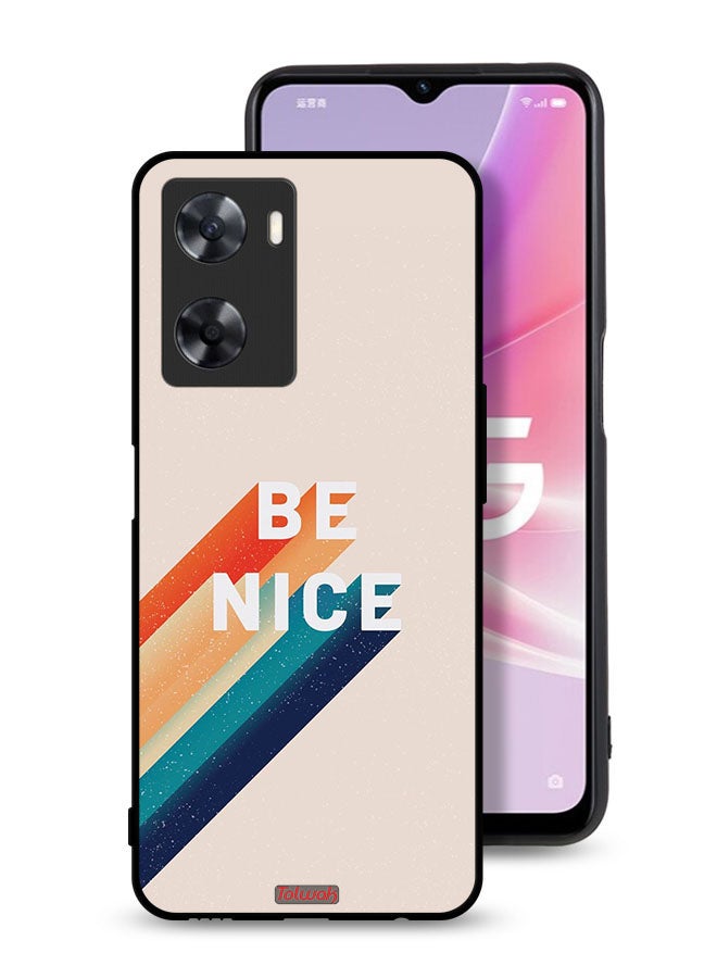 Tolwak Oppo A77 4G Protective Case Cover Be Nice - Image 1