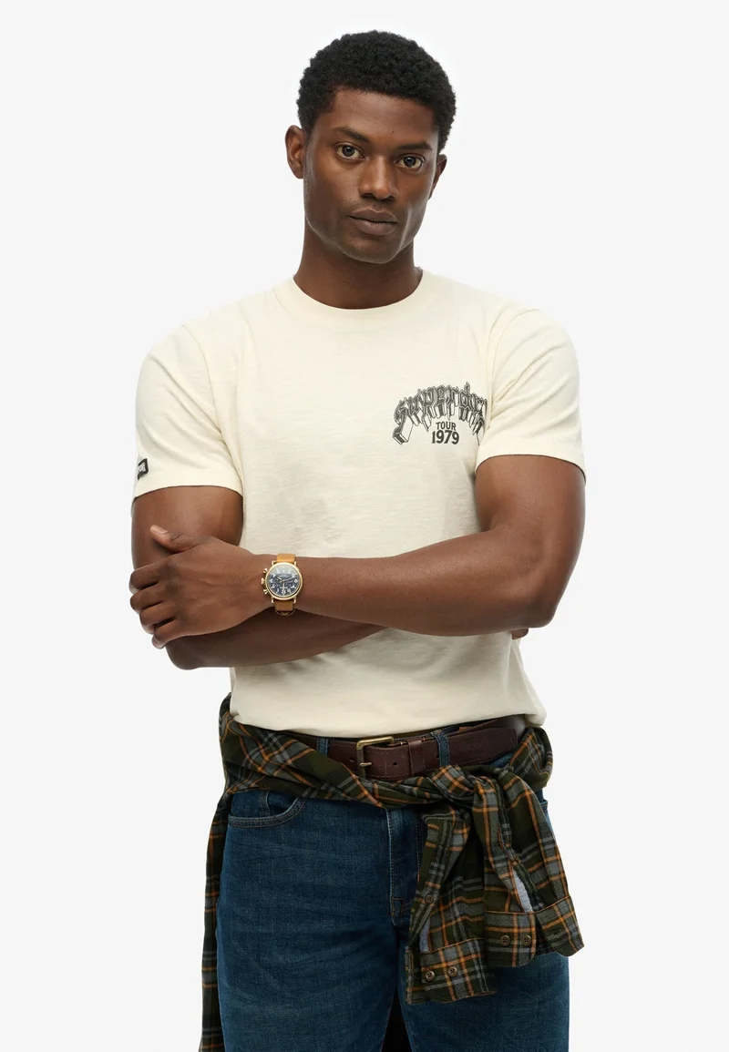 Superdry Biker Rock Relaxed T-Shirt