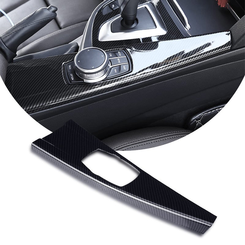 LIMBQS Multimedia Panel Cover for BMW 3 4 Series Carbon Fiber Interior Trim Multimedia Panel Cover for F30 F34 F33 F36