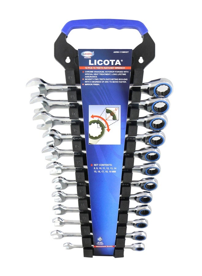 LICOTA 12 - Pieces 72Teeth Ratchet Wrench - Image 1