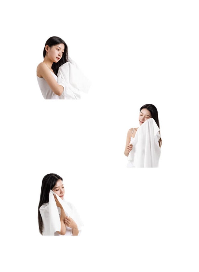Grace Disposable Towels, Individually Wrapped, Thickened, Portable For Travel, Face Wipes, Hotel And Business Trip Supplies, 4-Pack - Image 1