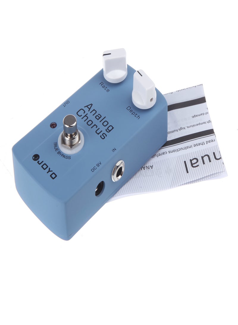 جويو دواسة تأثير الجيتار الكهربائي JOYO JF-37 ANALOG CHORUS مع تجاوز حقيقي - Image 2