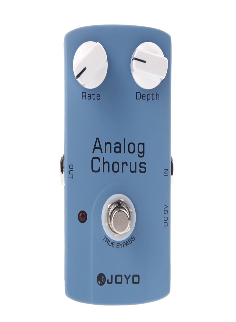 جويو دواسة تأثير الجيتار الكهربائي JOYO JF-37 ANALOG CHORUS مع تجاوز حقيقي - Image 1