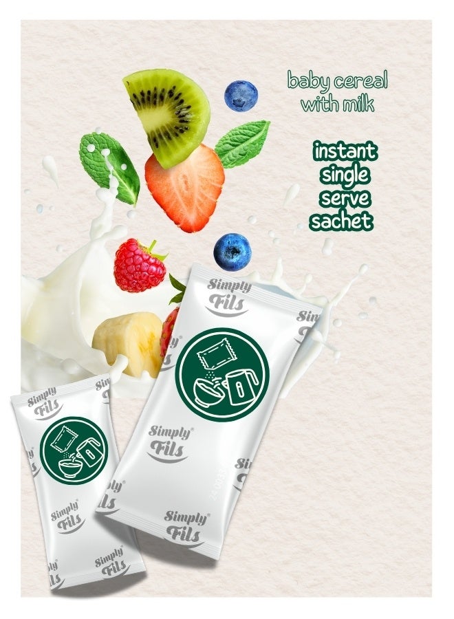 Simply Fils Baby cereals with Milk Oatmeal Rice Multifruit - Image 3