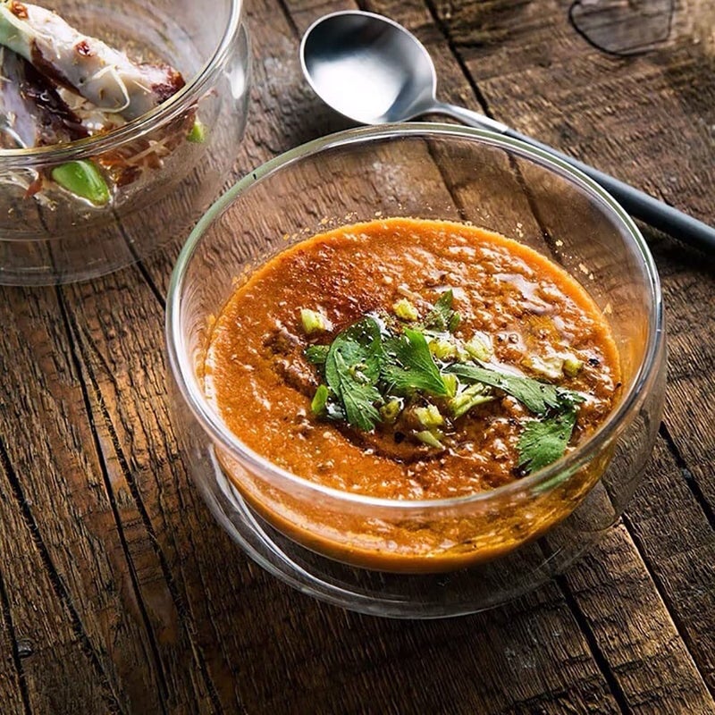 TASKHOUSE Dessert Cereal Bowl Double Wall Glass Bowl Set Transparent 300 ML Bowls for Ice Cream Soup Cereal Rice Snack Side Dish Condiment Microwave and Dishwasher Safe Pack of 2 - Image 4