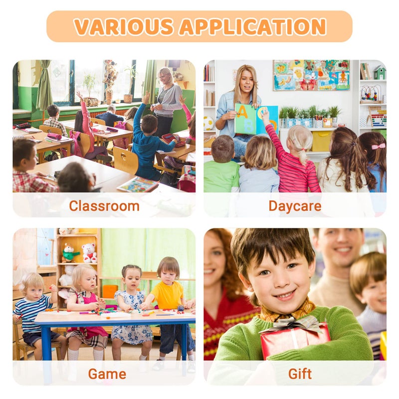 Attmu Alphabet Puzzle Wooden Puzzles for Toddlers 3 4 5 Year Old, ABC Puzzle Shape Alphabet Learning Puzzles Toys with Puzzle Board & Letter Blocks, Preschool Educational for Girls Boys - Image 4