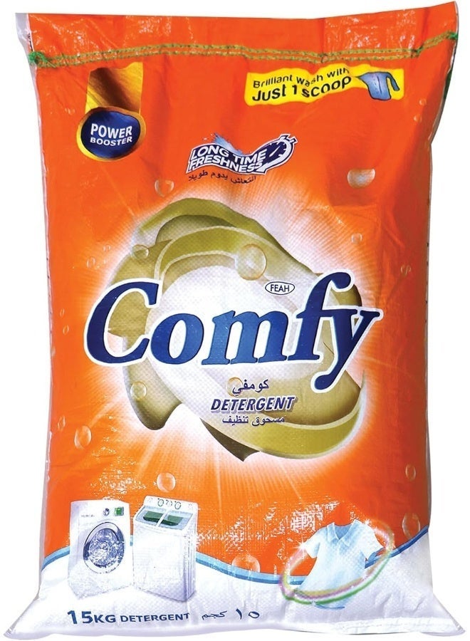 Feah Comfy Abaya Shampoo 2L + Feah Comfy Detergent Powder 15Kg | Gentle Fabric Care Bundle | Deep Cleaning & Color Protection | Special Offer Pack - Image 4