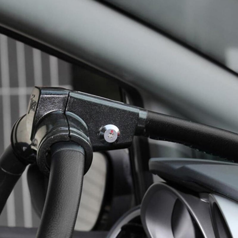 Black T Shape Car Steering Wheel Lock Anti Theft Security Device for Sedan Van Truck - Image 5