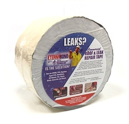 EternaBond TAN Mobile Home RV Rubber Roof Repair Tape Sealant 4" x 10' - 10 Foot, 10 Feet - Image 2