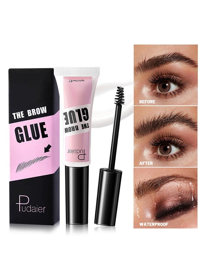 بوداير غراء الحواجب، جل تثبيت الحواجب شفاف، غراء رفع الحواجب، جل رفع الحواجب الفوري، تصفيف الحواجب ضد الماء، سريع الجفاف، جل رفع الحواجب للتجميل، تصفيف الحواجب غير لامع، غراء تصفيف الحواجب بالتمويج - Image 1