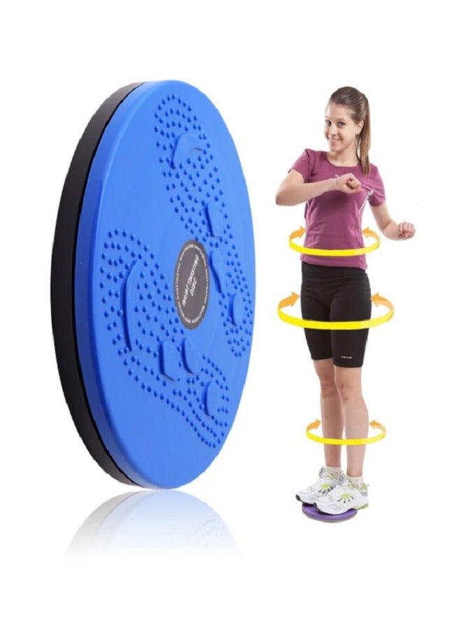 إيه جي دي قرص دوار للتمرين الرياضي، قرص خصر ملتوي، لوح دوار للتمرين الرياضي لتدريب الساقين  والخصر والتمرين الأساسي أزرق - Image 1
