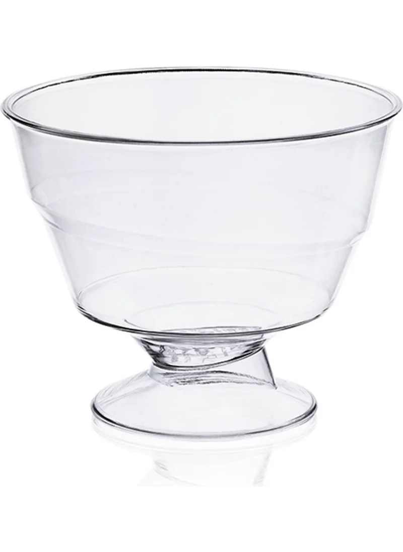 Ambalaj Pazarı Packaging Market Footed Magnolia and Milk Dessert Bowl 220 cc - 500 Pieces