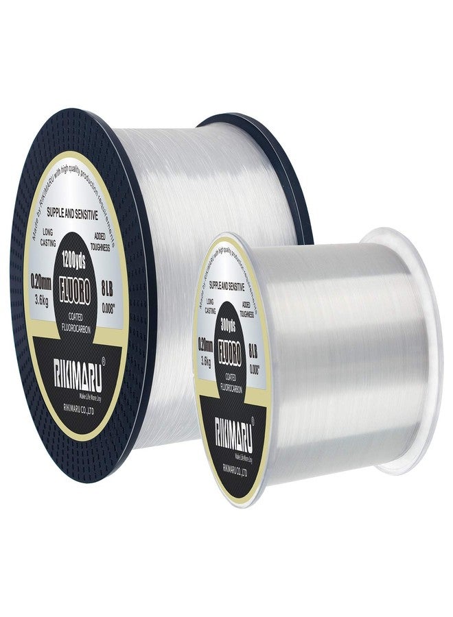 RIKIMARU Fluoro Fishing Line, 100% Fluorocarbon Coated Fishing Line (Clear, 10LB/0.28mm/300Yds) - Image 3