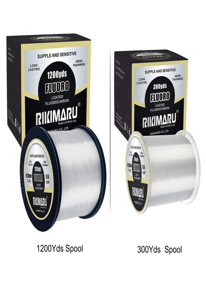 RIKIMARU Fluoro Fishing Line, 100% Fluorocarbon Coated Fishing Line (Clear, 10LB/0.28mm/300Yds) - Image 4