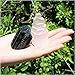 Wixine 2Pcs 1 Selenite Tower 1 Extra Grade Black Tourmaline Home Protection Kit Reiki - Image 4