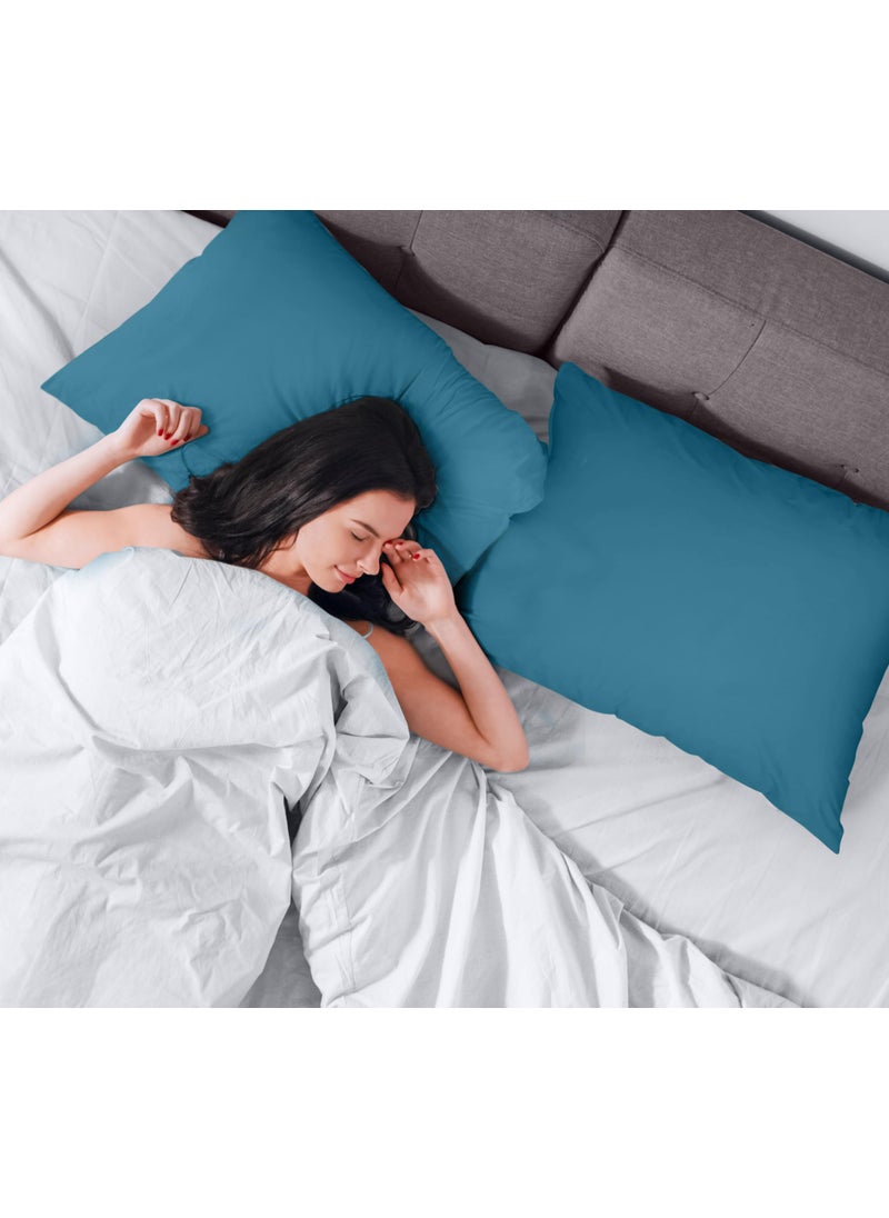 Utopia Bedding Utopia Bedding Waterproof Pillow Protectors Zippered (2 Pack  Denim Blue) Standard Size  Zippered Pillowcases  Bed Bug Proof Pillow Encasement Covers 20 x 26 Inches  - Image 5