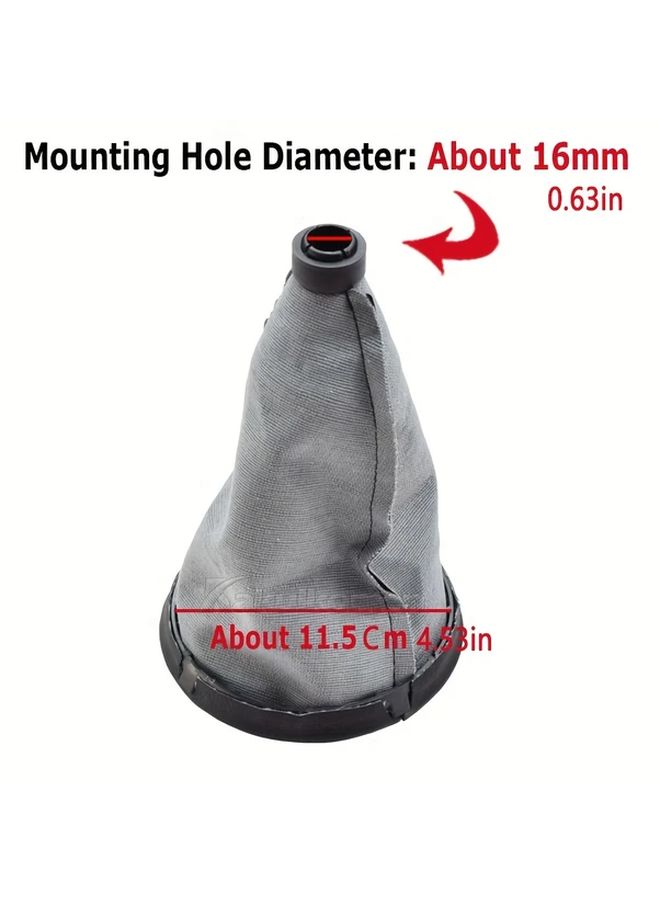 Black 6 Speed Manual Car Gear Shift Knob Interior Lever Handball Accessories - Image 2