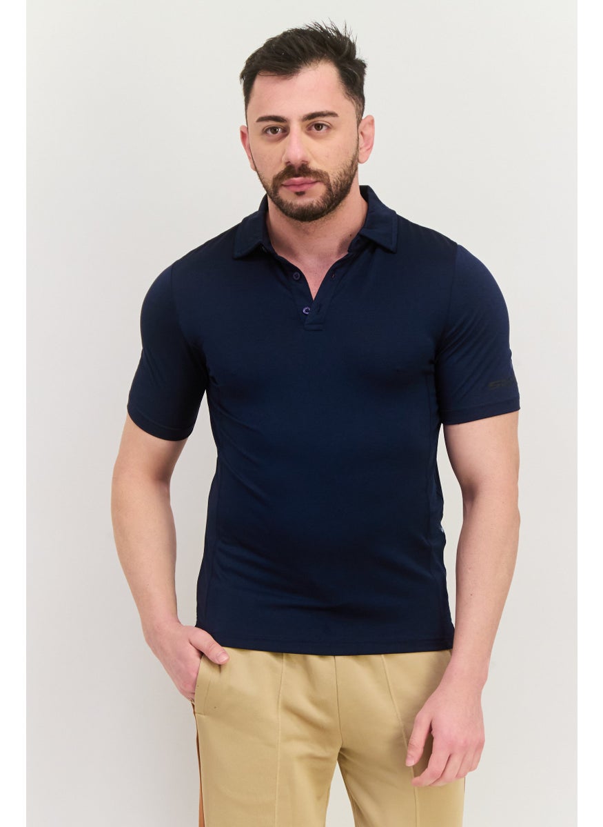 Men Sportswear Fit Short Sleeves Training Polo Shirt, Navy - pzsku/Z6E8894B1A3F8D57AC2CCZ/45/_/1737642992/7383bb57-f9e1-4582-b7f8-6cbe5724062b