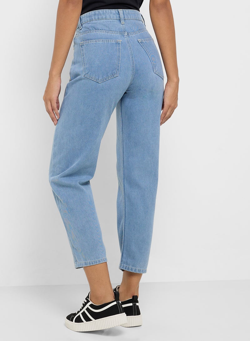 Ginger Ripped Boyfriend Jeans - Image 3