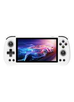Powkiddy X55 Handheld Game Console 5.5 inch Portable Retro Video Hand-Held Games Consoles Rechargeable RK3566 Hand Held Classic Play System 16GB+128GB (White)  - Image 1