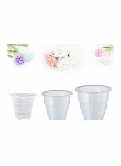 Excefore Orchid Plant Pot Crystal Pot Planter Breathable Slotted Baskets Great Aerification and Drainage15 12 10 ( cm )  - Image 2