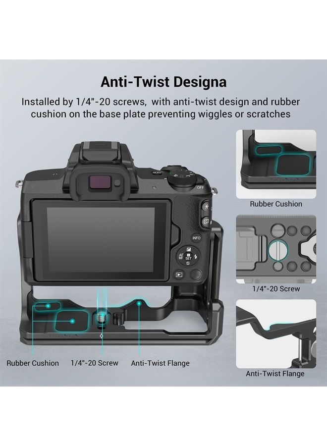 SmallRig M50 /M50 II /M5 Cage (Upgraded), Aluminum Alloy Video Film Movie Making Rig with Integrated Grip and NATO Rail for Canon M50 /M50 II /M5 2168C - Image 2