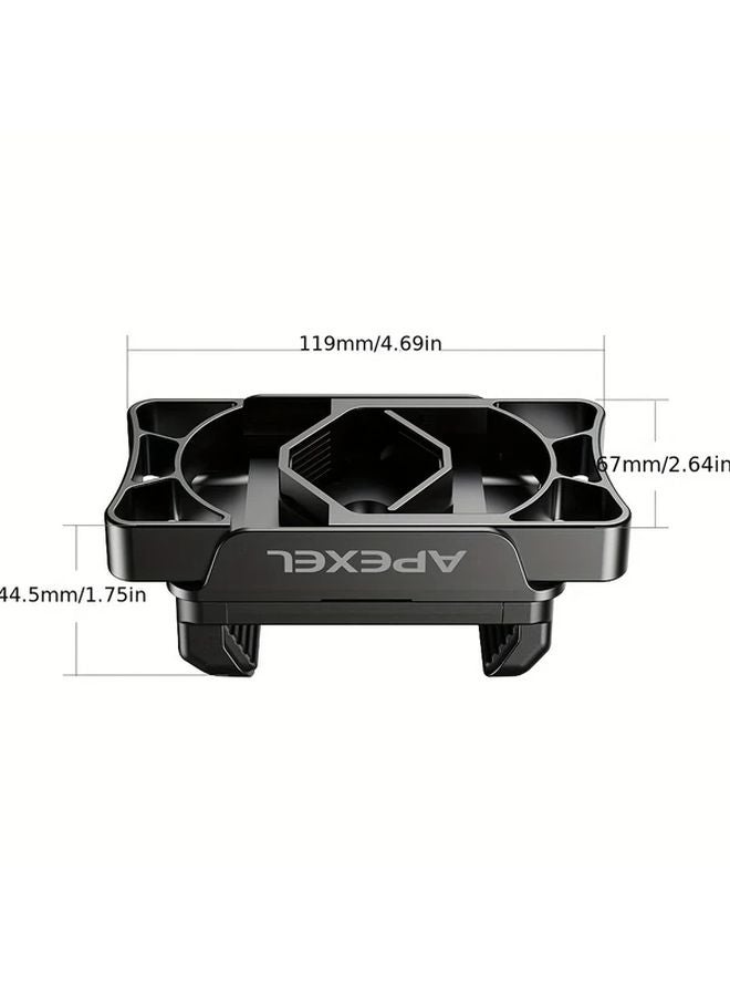 بلاك أبيكسيل محول هاتف تلسكوب مزدوج مشبك تركيب عالمي للمجاهر والكاميرات - Image 3