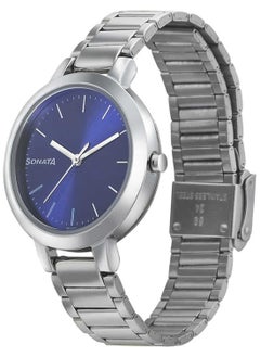 Sonata Women's Analog Round Shape Stainless Steel Wrist Watch 8141SM05 - 39.4 Mm  - Image 2