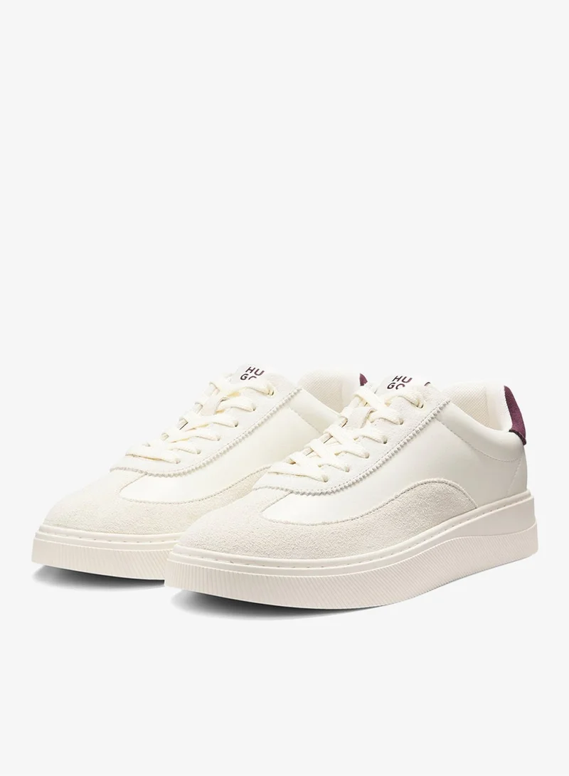 HUGO Low-top trainers with suede trims