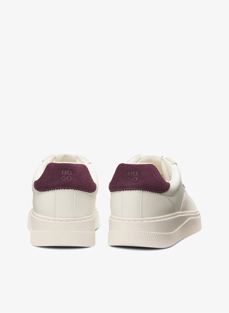 HUGO Low-top trainers with suede trims