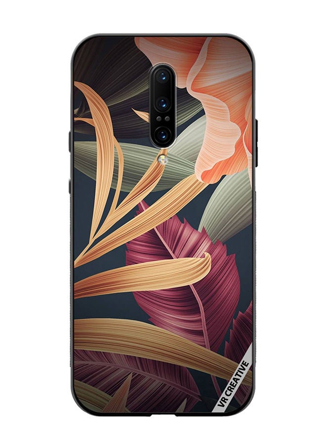 VR CREATIVE Protective Case Cover For OnePlus 7 Pro Leaf 02 Design Multicolour - Image 1