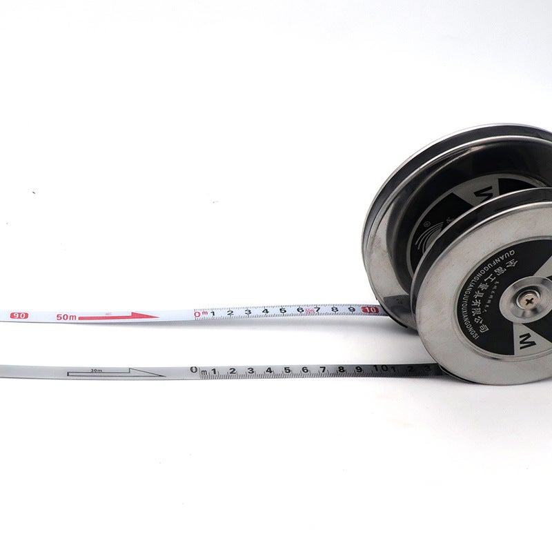 20m 30m 50m Steel Measuring Tape Portable Round Tape Measure - Image 3