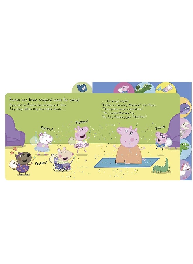 Peppa Pig: Magical Creatures Tabbed Board Book (Hardcover) - pzsku/Z6E893D90586B4EF2605CZ/45/_/1740660570/09f91b5f-e2e8-4ffb-aa43-810c65f51367