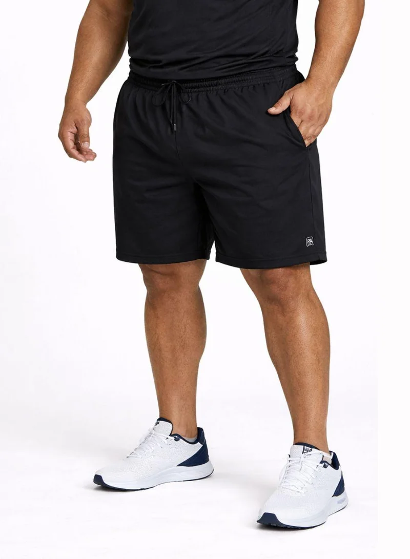 Prima Ace Plus Size Men’s Gym Shorts Quick Dry for Gym Workout Black
