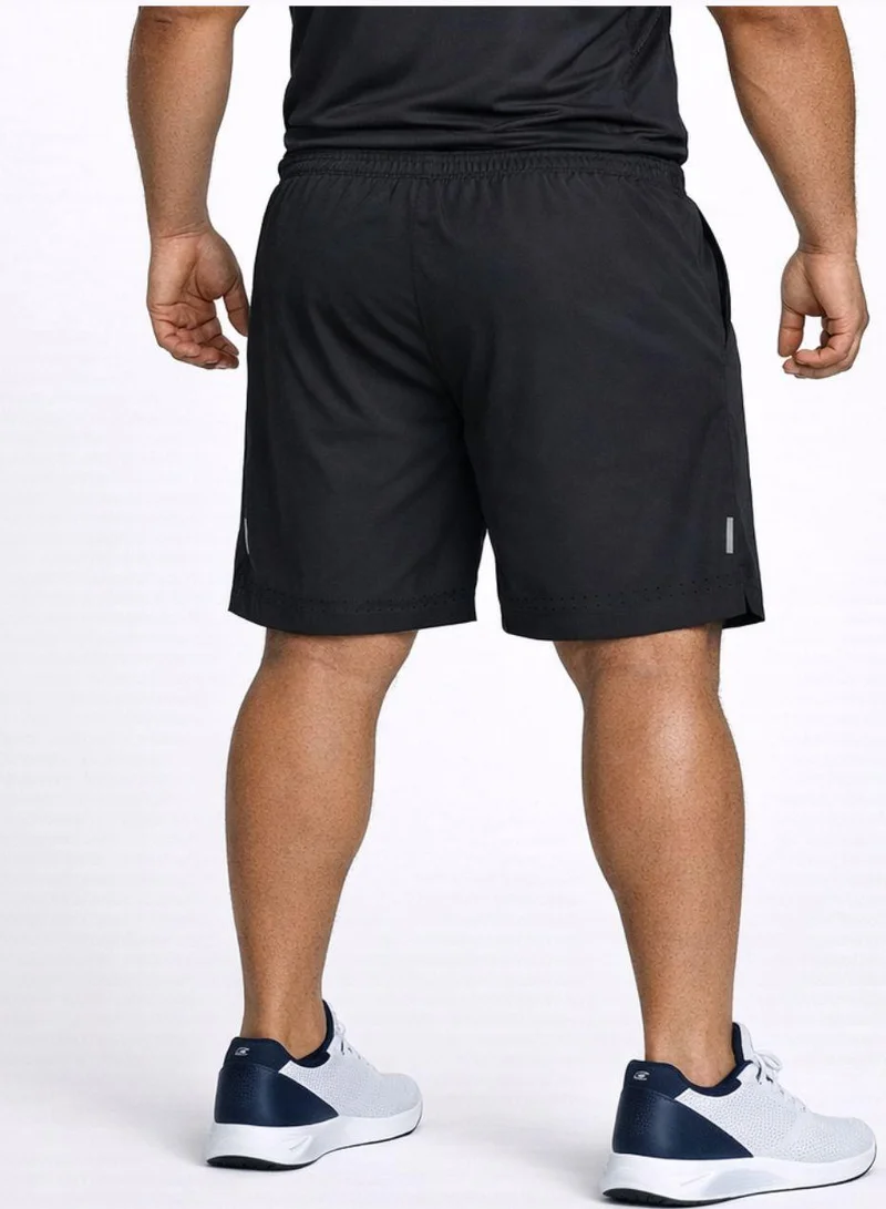 Prima Ace Plus Size Men’s Gym Shorts Quick Dry for Gym Workout Black