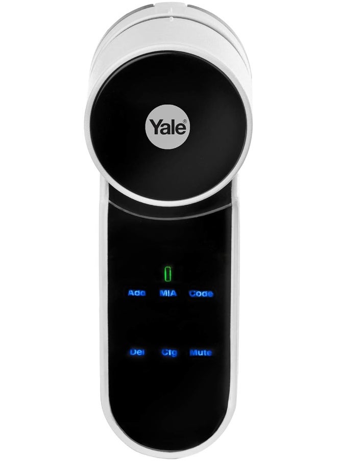 Yale Yale Entr Smart Door Lock, Bluetooth, Remote Control, Black and white, W 30.6 X H 22.0 X L 6.6 Cm  - Image 1