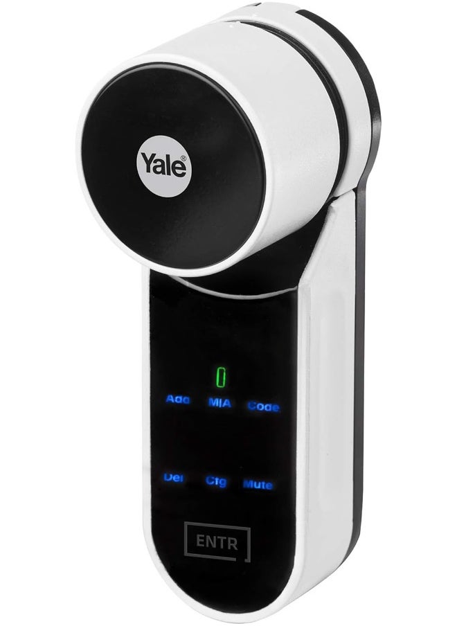 Yale Yale Entr Smart Door Lock, Bluetooth, Remote Control, Black and white, W 30.6 X H 22.0 X L 6.6 Cm  - Image 2