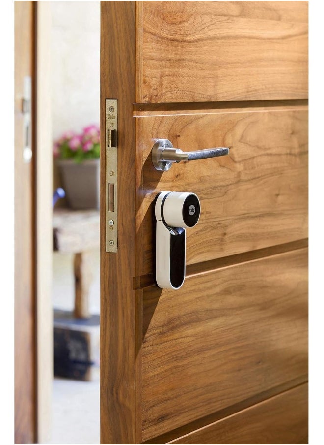 Yale Yale Entr Smart Door Lock, Bluetooth, Remote Control, Black and white, W 30.6 X H 22.0 X L 6.6 Cm  - Image 4