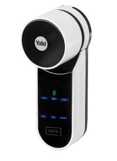 Yale Yale Entry Smart Door Lock, Bluetooth, Remote Control, Black and White  - Image 2