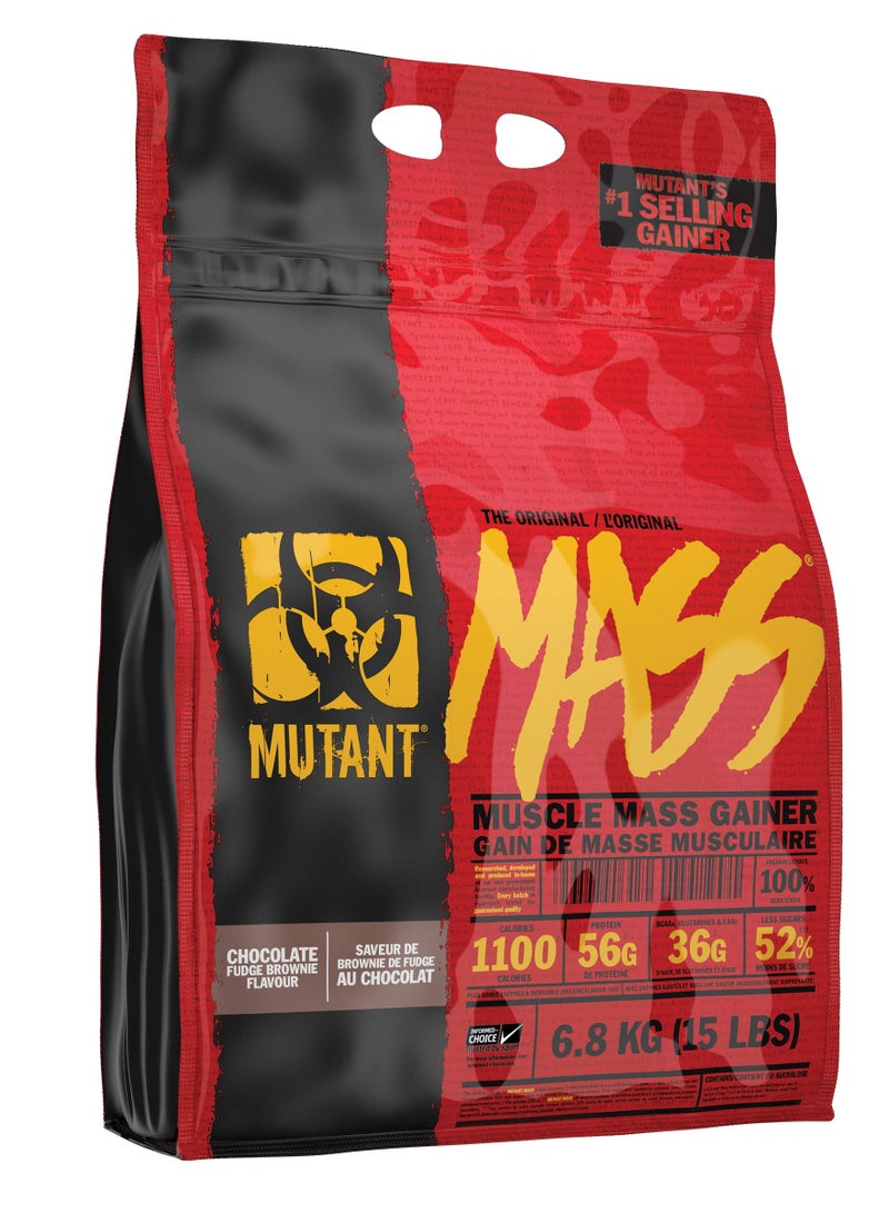 Mutant MASS - Chocolate Fudge Brownie - 6.8 Kg (15 lbs)